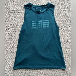 Teal Burn Boot Camp Tank Top